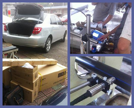 惠州噴碼機(jī)橫瀝駿達(dá)膠管案例